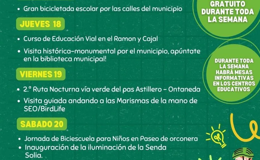  EL AYUNTAMIENTO DE ASTILLERO ORGANIZA UNA NUEVA SEMANA DE LA MOVILIDAD