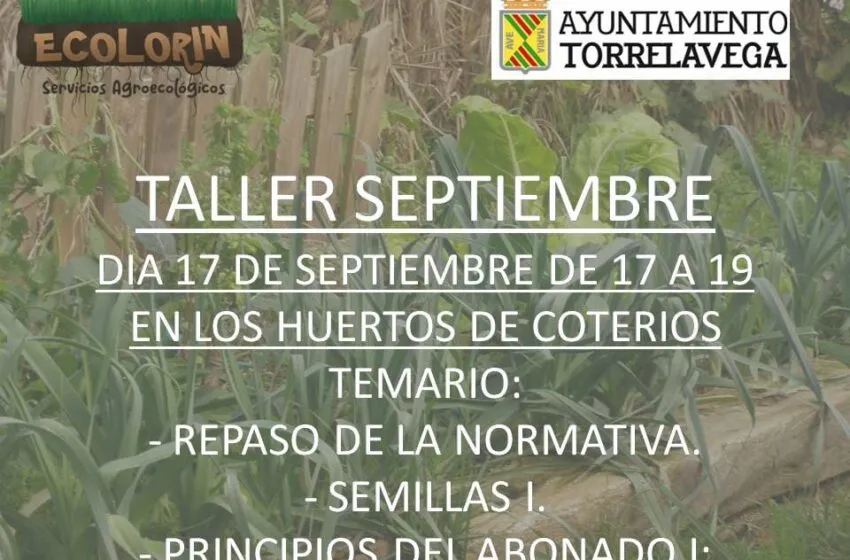  Medioambiente fortalece el Aula de Agricultura Ecológica con una nueva jornada formativa en los Huertos Urbanos de Coteríos