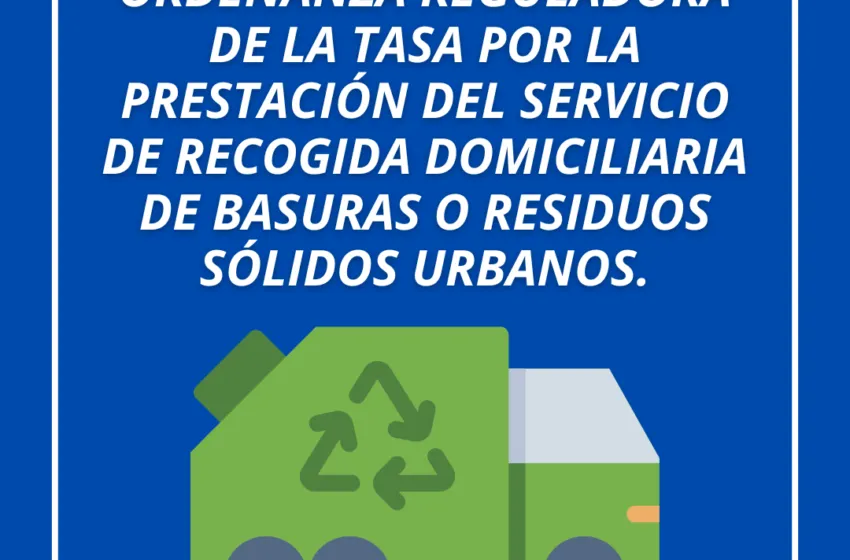  ORDENANZA SERVICIO RECOGIDA RESIDUOS SÓLIDOS URBANOS