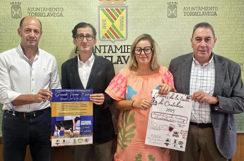  Torrelavega presenta el Concurso Regional de Ganado Vacuno Frisón-XXIX Memorial José Ruiz Ruiz, y la I Feria ‘Sabores de la Tierra de Cantabria’
