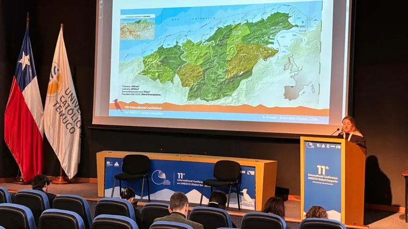 Cantabria muestra en la Conferencia Internacional de Geoparques mundiales «las riquezas» de Costa Quebrada