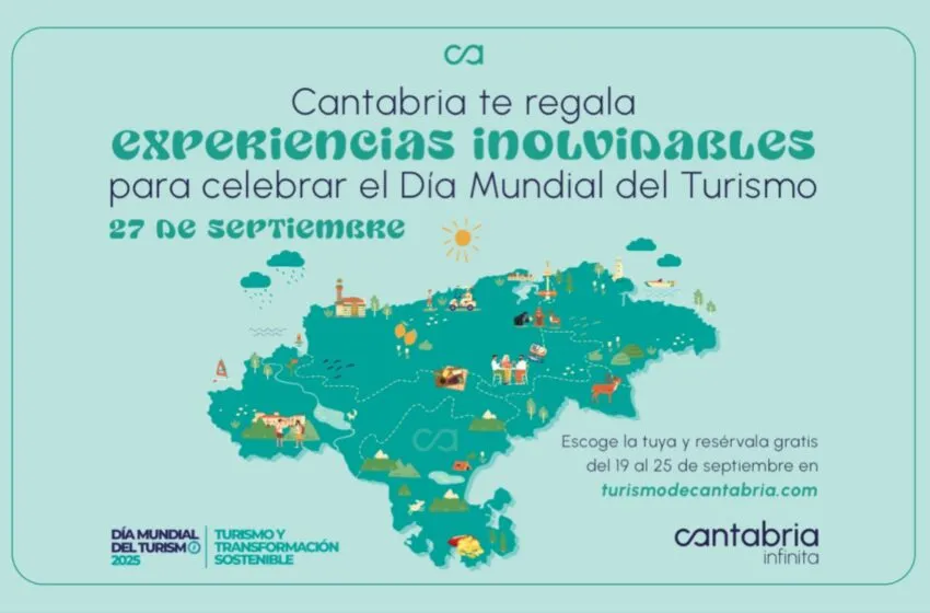 Noticias de Cantabria | El Cántabro | El Gobierno de Cantabria celebrará el Día Mundial del Turismo el próximo 27 de septiembre con una treintena de experiencias gratuitas