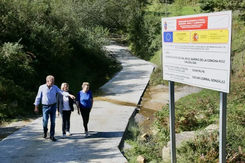 Noticias de Cantabria | El Cántabro | Desarrollo Rural colabora con Valdáliga en la mejora del camino que une el barrio de La Concha con Bustiguado