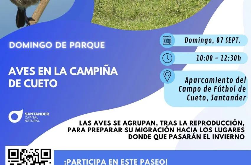 Noticias de Cantabria | El Cántabro | ‘Santander Capital Natural’ organiza una jornada sobre las aves de la campiña del entorno de Cueto