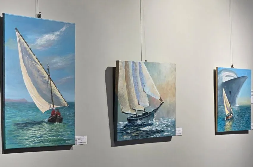  Samaniego concluyó en Comillas su exposición de paisajes y marinas inspirados en su experiencia vital y sus viajes