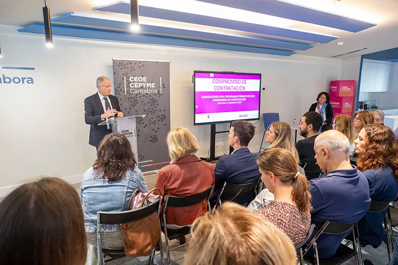 Noticias de Cantabria | El Cántabro | El Gobierno de Cantabria impulsará programas formativos "a la medida de las empresas" para facilitar la inserción laboral y mejorar la competitividad empresarial