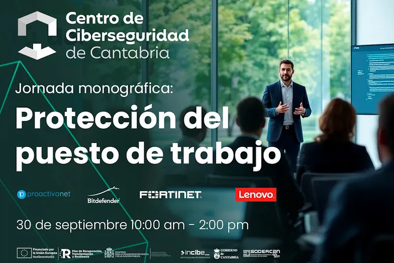 El Centro de Ciberseguridad organiza una jornada sobre protección del puesto de trabajo para empresas y autónomos