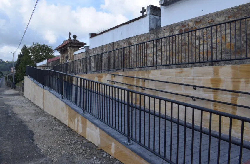 Piélagos mejora la accesibilidad del cementerio de Parbayón con una inversión de 70.000 euros