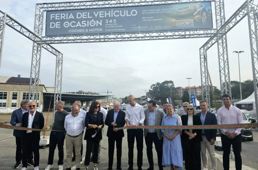  Más de 600 vehículos de ocasión en la feria que se celebra hasta el 5 de octubre en Torrelavega