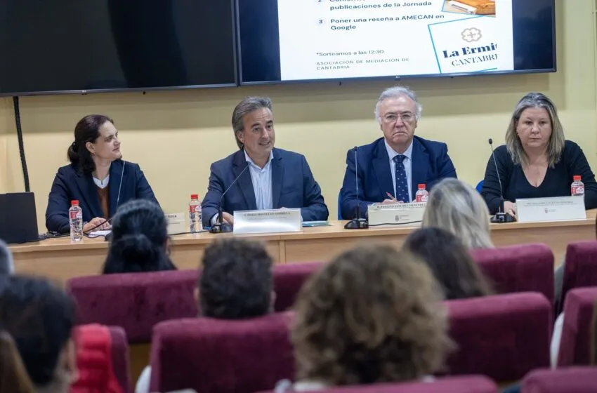 Movellán destaca el liderazgo de Camargo en resolución de conflictos en la inauguración de la IX Jornada Solidaria de Mediación