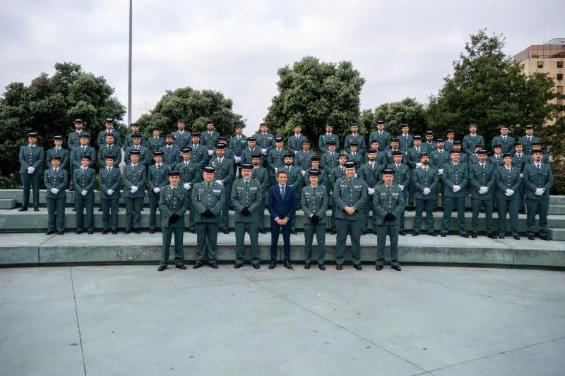 El delegado del Gobierno da la bienvenida a los 65 nuevos agentes que se incorporan a la Guardia Civil en Cantabria