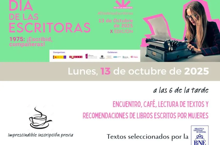  La Biblioteca Municipal Elena Soriano acoge el lunes la X edición del Día de las Escritoras