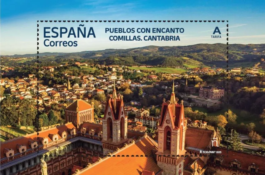Correos dedica un sello a Comillas en su serie anual Pueblos con Encanto