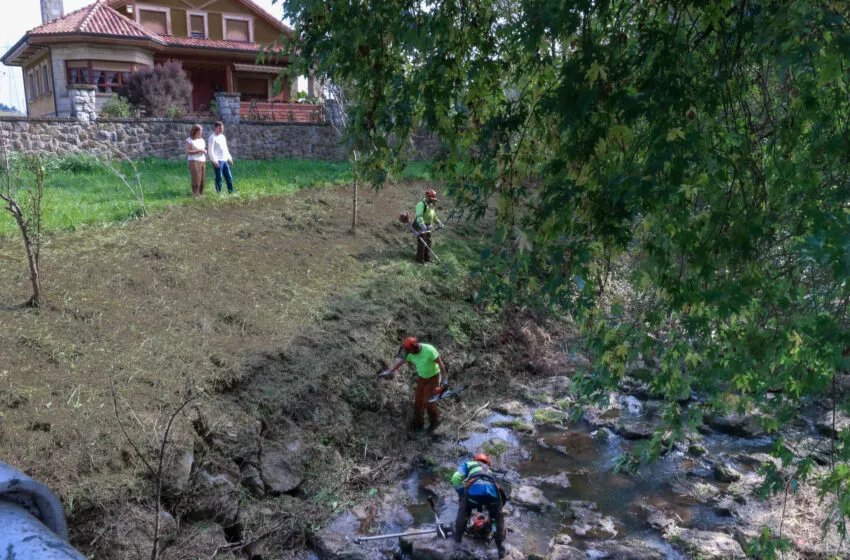  Polanco acomete un nuevo plan de mantenimiento y limpieza del río Cabo para prevenir desbordamientos