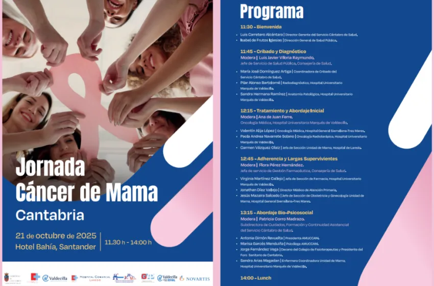 Noticias de Cantabria | El Cántabro | Profesionales sanitarios se reúnen en una jornada para impulsar la calidad asistencial en el abordaje del cáncer de mama