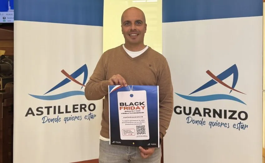 Astillero y Guarnizo activan su campaña de Black Friday 2025 para impulsar el comercio local
