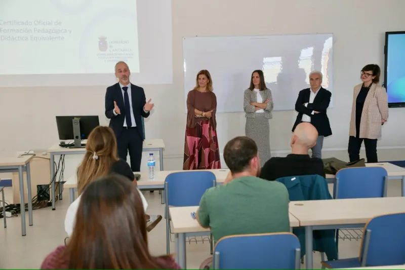 Noticias de Cantabria | El Cántabro | Arranca el primer curso presencial para la obtención del Certificado Oficial de Formación Pedagógica y Didáctica Equivalente del profesorado de FP