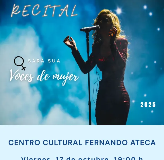 Noticias de Cantabria | El Cántabro | El centro cultural Fernando Ateca acoge este viernes 17 el espectáculo ‘Voces de mujer’ de Sara Súa