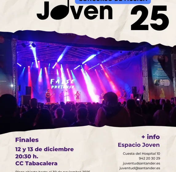 El Ayuntamiento de Santander anima a bandas y solistas a participar en el concurso musical ‘Santander Joven’