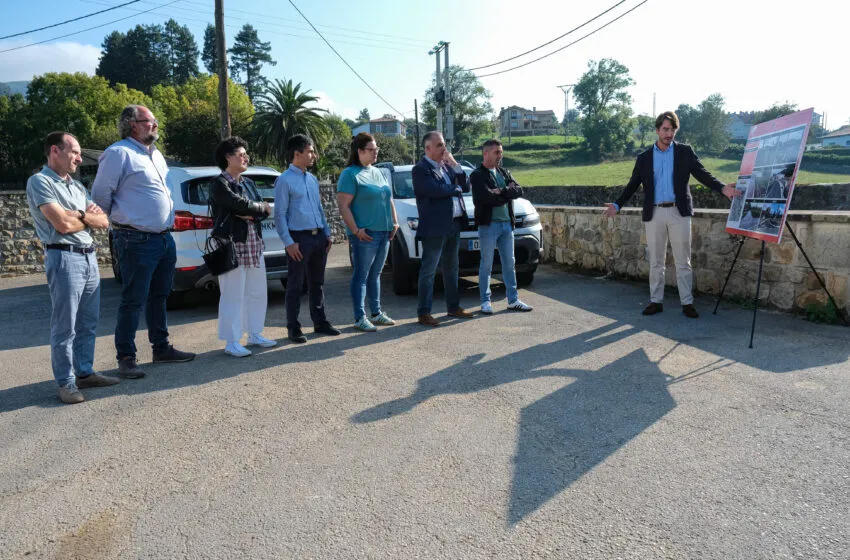  Media inaugura las obras de mejora del drenaje de la CA-270 en Santiurde de Toranzo con una inversión de 95.000 euros