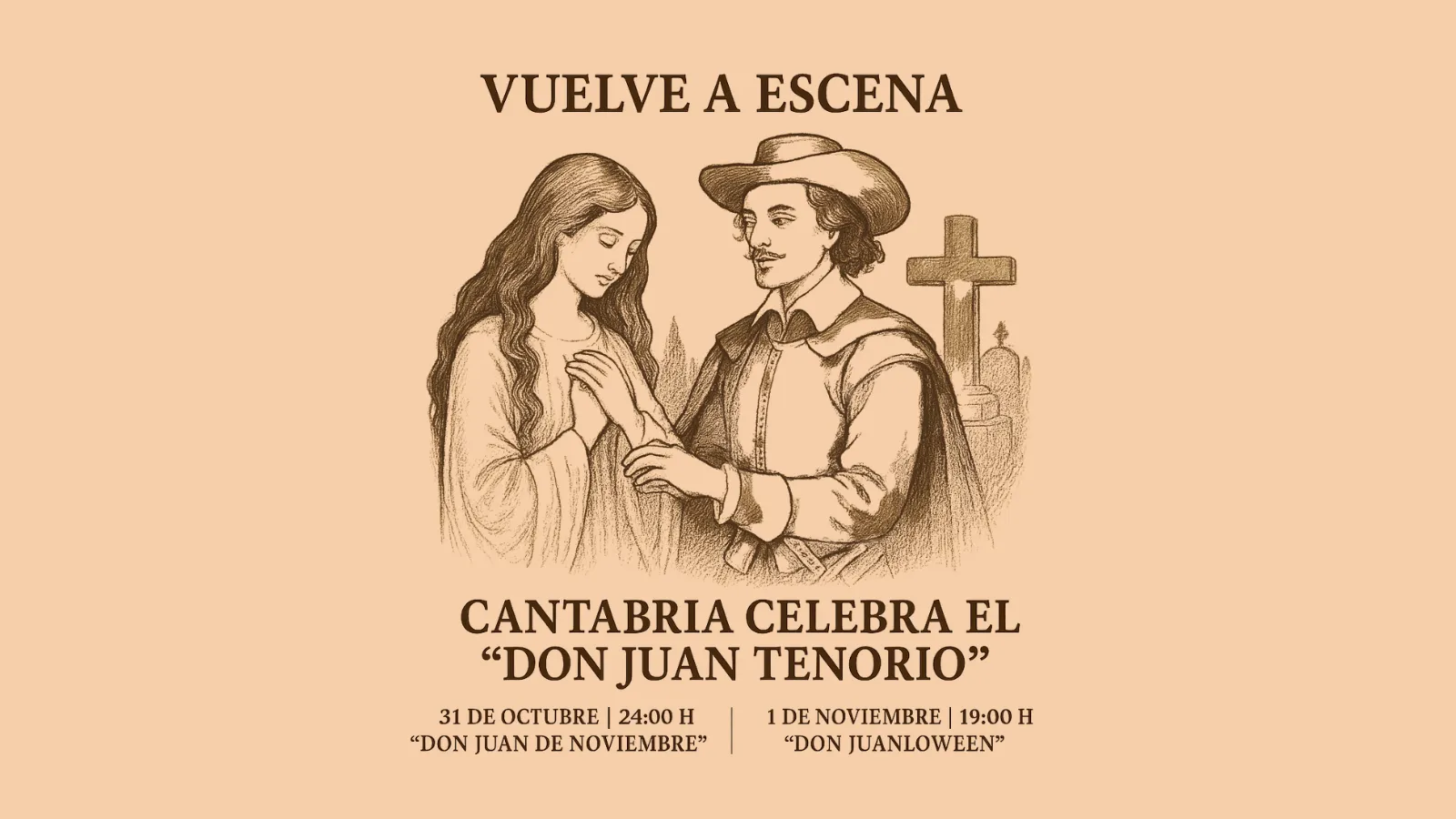 Doña Inés vuelve a escena: Cantabria celebra la tradición del “Don Juan Tenorio” en la víspera de Todos los Santos