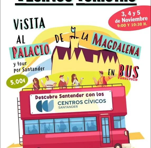 Noticias de Cantabria | El Cántabro | Los centros cívicos organizan visitas al Palacio de la Magdalena y un recorrido turístico por la ciudad