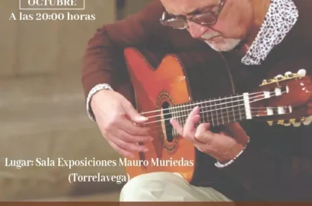 El guitarrista Armando Orbón ofrecerá un concierto el 25 de octubre en la sala Mauro Muriedas de Torrelavega