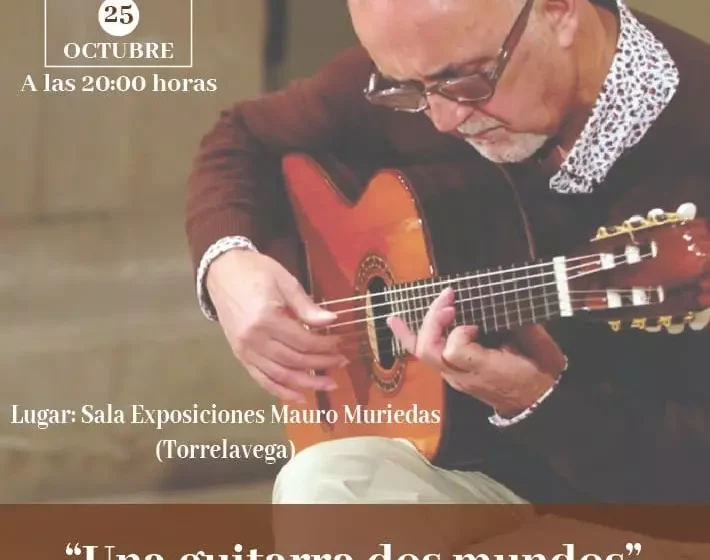 El guitarrista Armando Orbón ofrecerá un concierto el 25 de octubre en la sala Mauro Muriedas de Torrelavega