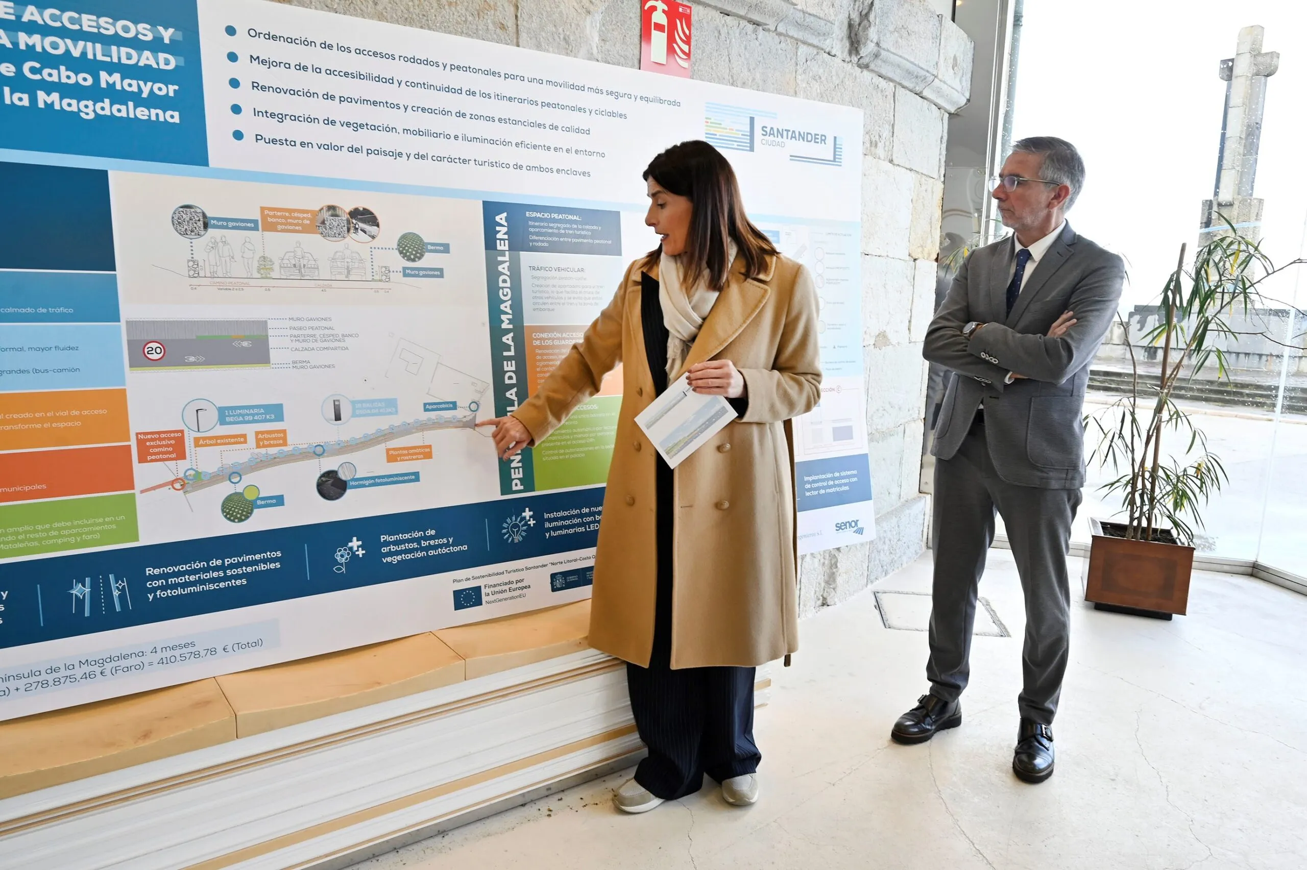 Comienzan las obras de mejora de los accesos al Faro de Cabo Mayor dentro del Plan de Sostenibilidad Turística