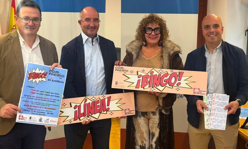 “Comprar en Astillero tiene premio” con el Bingo Comercial Com-Premio Cantabria