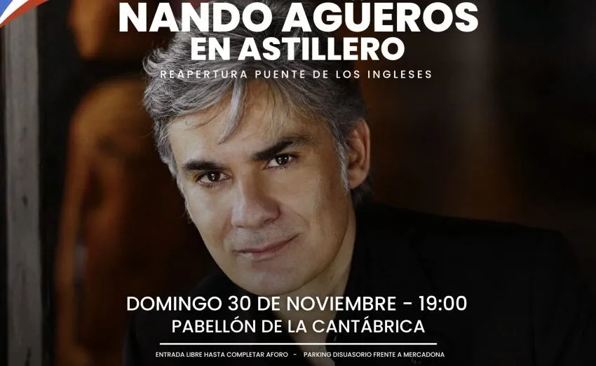  Nando Agüeros pondrá música a la reapertura del histórico Puente de los Ingleses en Astillero