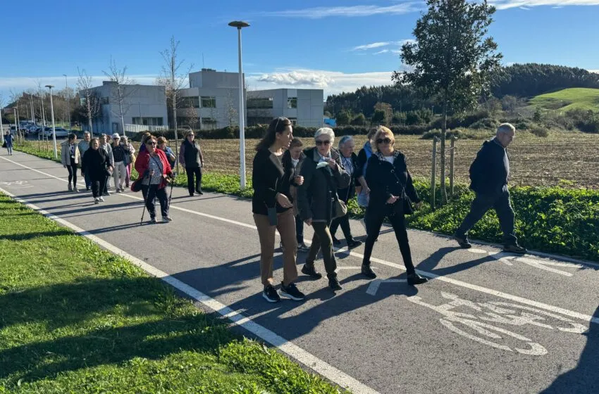  Decenas de personas participan en una marcha que unió Bezana y Piélagos en el Día Mundial de la Diabetes