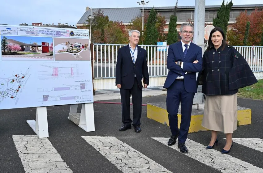 Comienzan las obras de remodelación del control de acceso a los muelles de Maliaño y su entorno