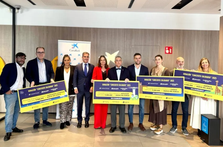 El festival Magdalena en Vivo 2025 dona 36.000 euros a cuatro entidades sociales cántabras