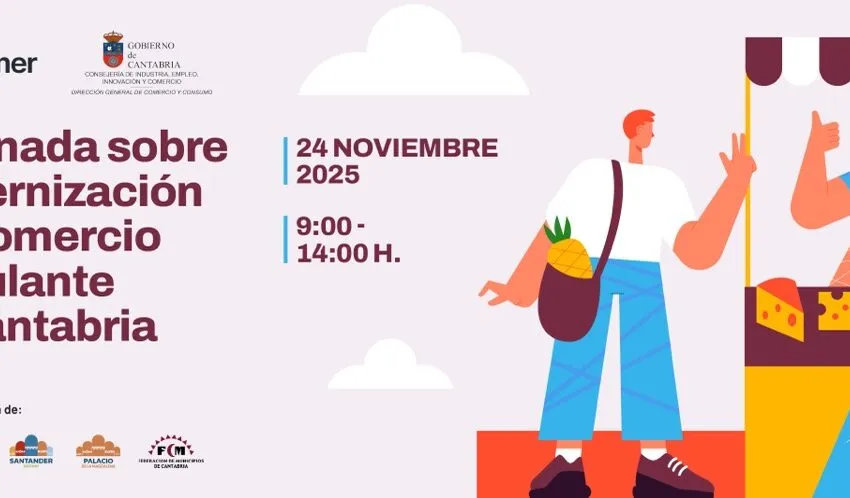 El Gobierno de Cantabria organiza unas nuevas jornadas sobre la modernización del comercio ambulante