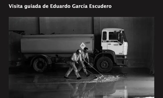 Eduardo García Escudero guiará una visita a la exposición del CDIS “Portuarios, 1990”