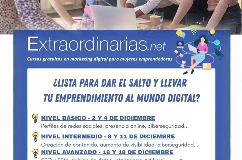  Santa Cruz de Bezana lanza ‘Extraordinarias.net’, talleres digitales para mujeres emprendedoras