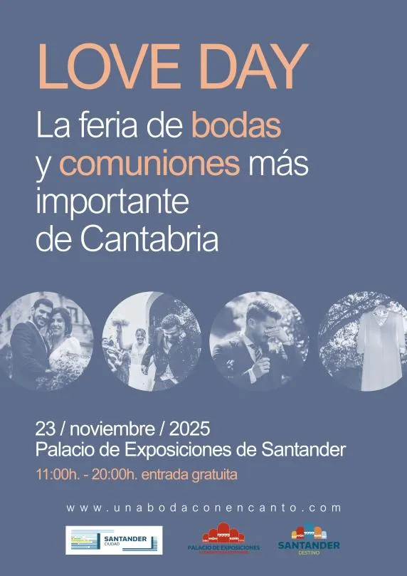 El Palacio de Exposiciones acoge el domingo 23 la Feria de Bodas de Santander Love Day