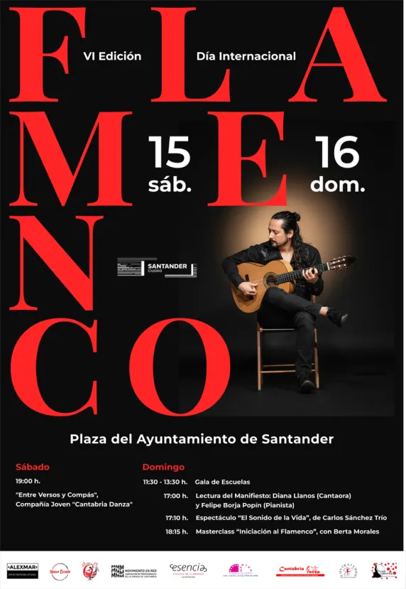 Santander celebrará el próximo fin de semana la sexta edición del Día Internacional del Flamenco