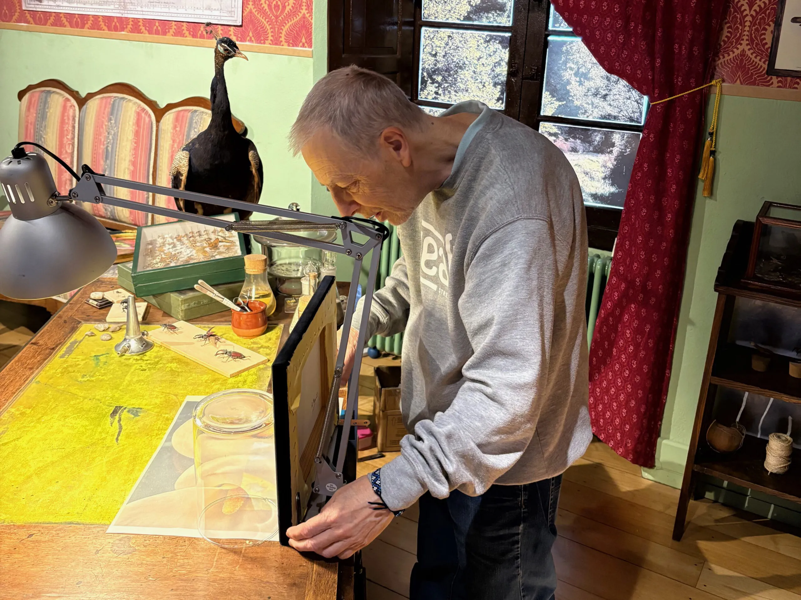 El Museo de la Naturaleza de Cantabria acoge la exposición ‘La naturaleza también dibuja’ del pintor Rafa Muro