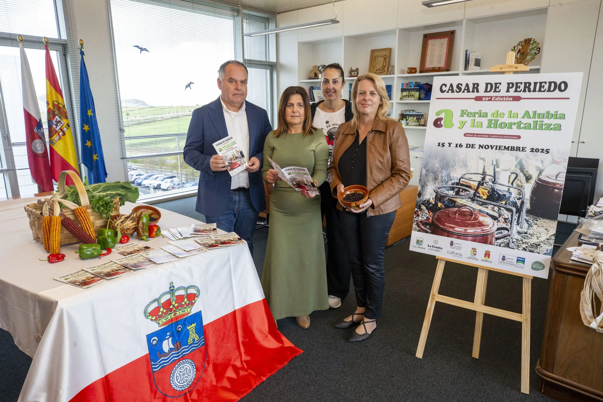 La Feria de la Alubia y la Hortaliza reunirá este fin de semana en Casar de Periedo a 180 de productores agroalimentarios y artesanos