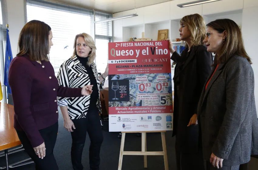  El Gobierno renueva su apoyo por la oferta gastronómica de QUEVICANT, II Feria Nacional del Queso y el Vino de Bezana