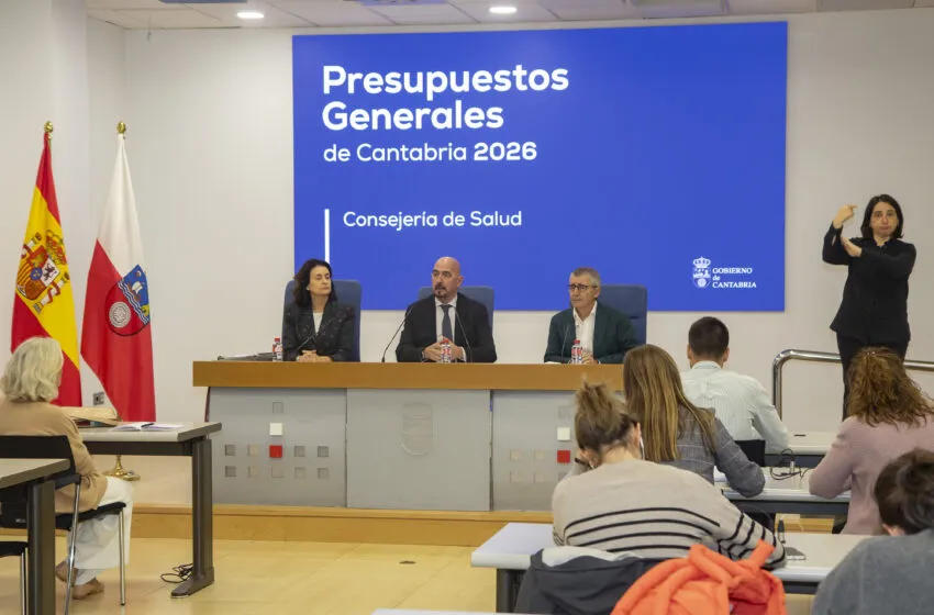  Salud incrementa un 10,5% su presupuesto para 2026 hasta alcanzar los 1.320 millones de euros, 98 más que el año pasado