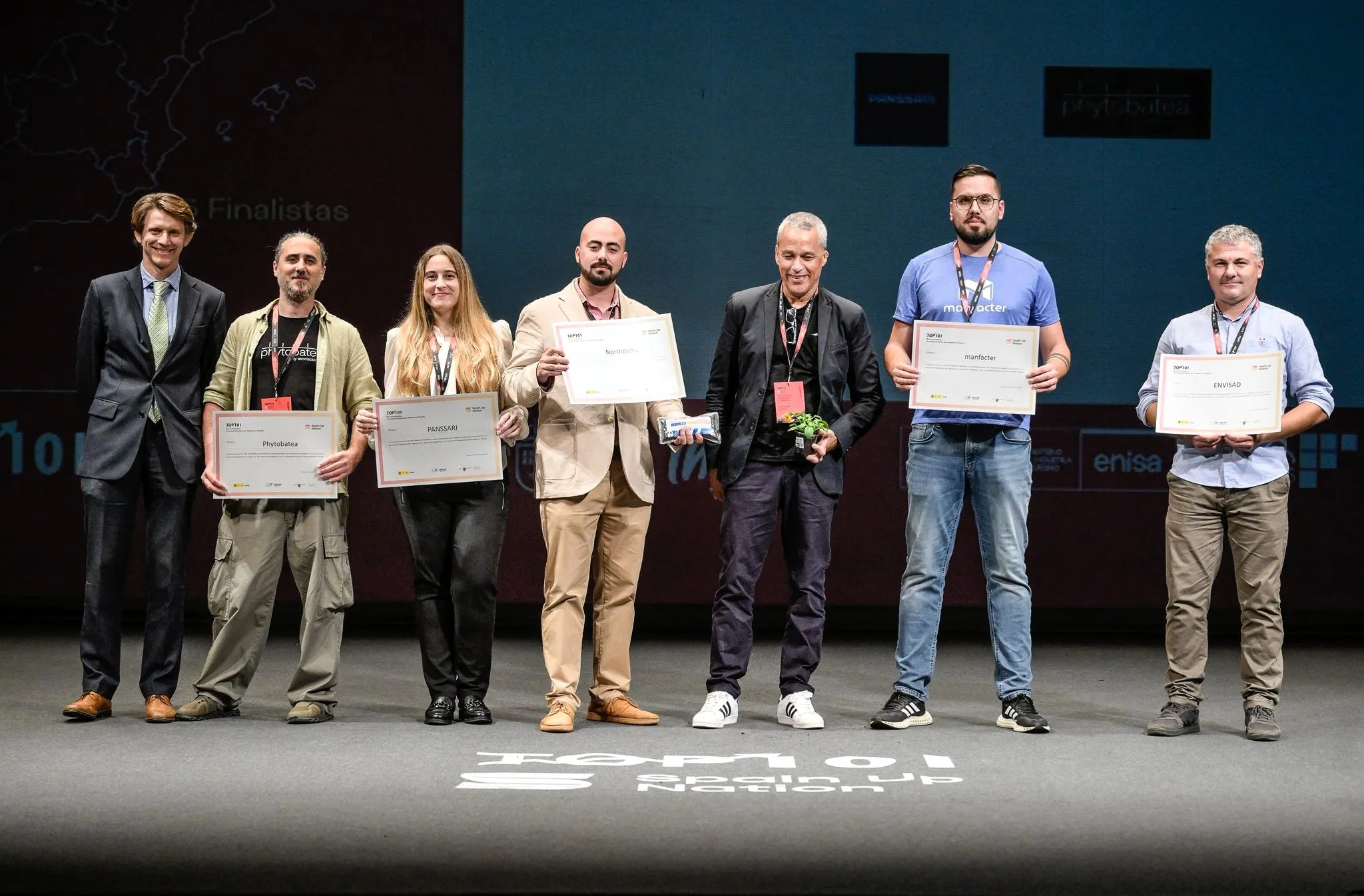 Manfacter, Envisad, Panssari, Northdelta y Phytobatea, en el Top 101 de empresas innovadoras con impacto en España