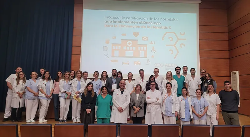  El Hospital Valdecilla, reconocido por su excelencia en la lucha contra la Hepatitis C