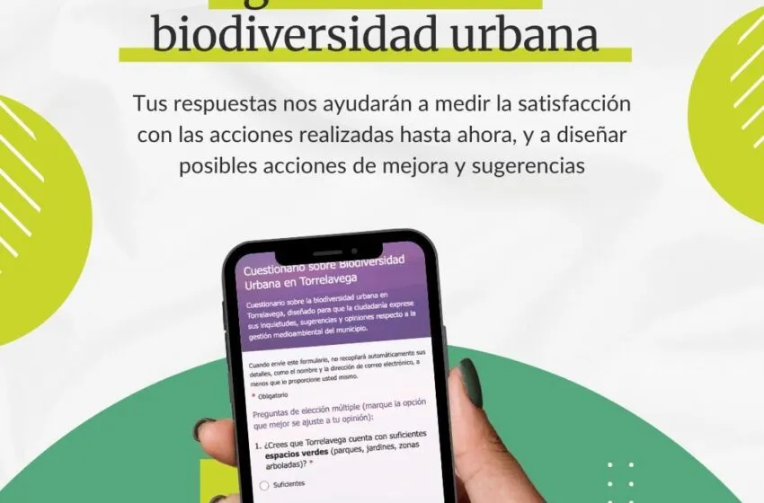  Torrelavega lanza una encuesta ciudadana para mejorar la biodiversidad urbana y la gestión de las zonas verdes