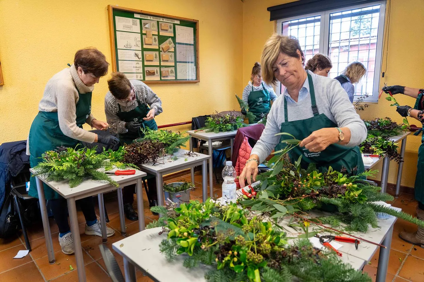 El Centro de Formación del Ayuntamiento de Camargo programa un nuevo curso de Arte Floral Navideño