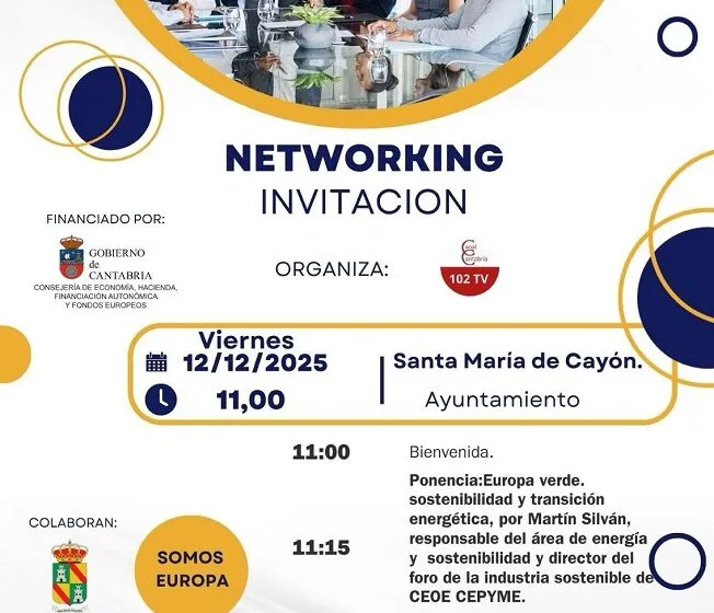  Networking del Proyecto Somos Europa: Generando prosperidad el 12 de diciembre en nuestra localidad.  !!!Contamos con todos vosotros¡¡¡¡