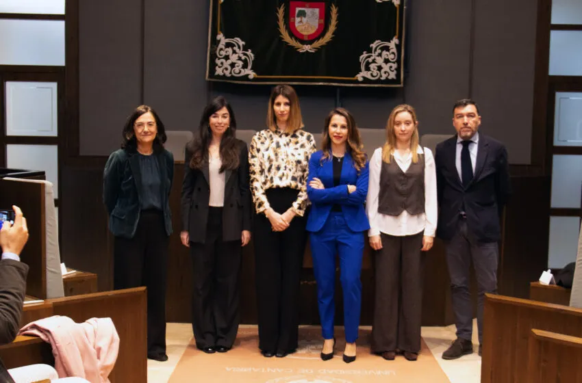  La Sala Rector Jordá acoge la toma de posesión de cuatro profesoras titulares nuevas de la Universidad de Cantabria