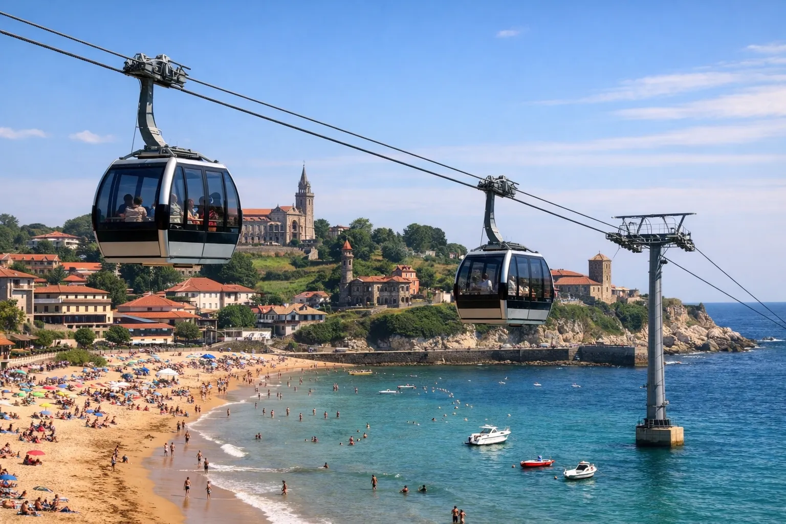 Cantabria estrenará en 2026 el primer teleférico costero entre Santander y Comillas